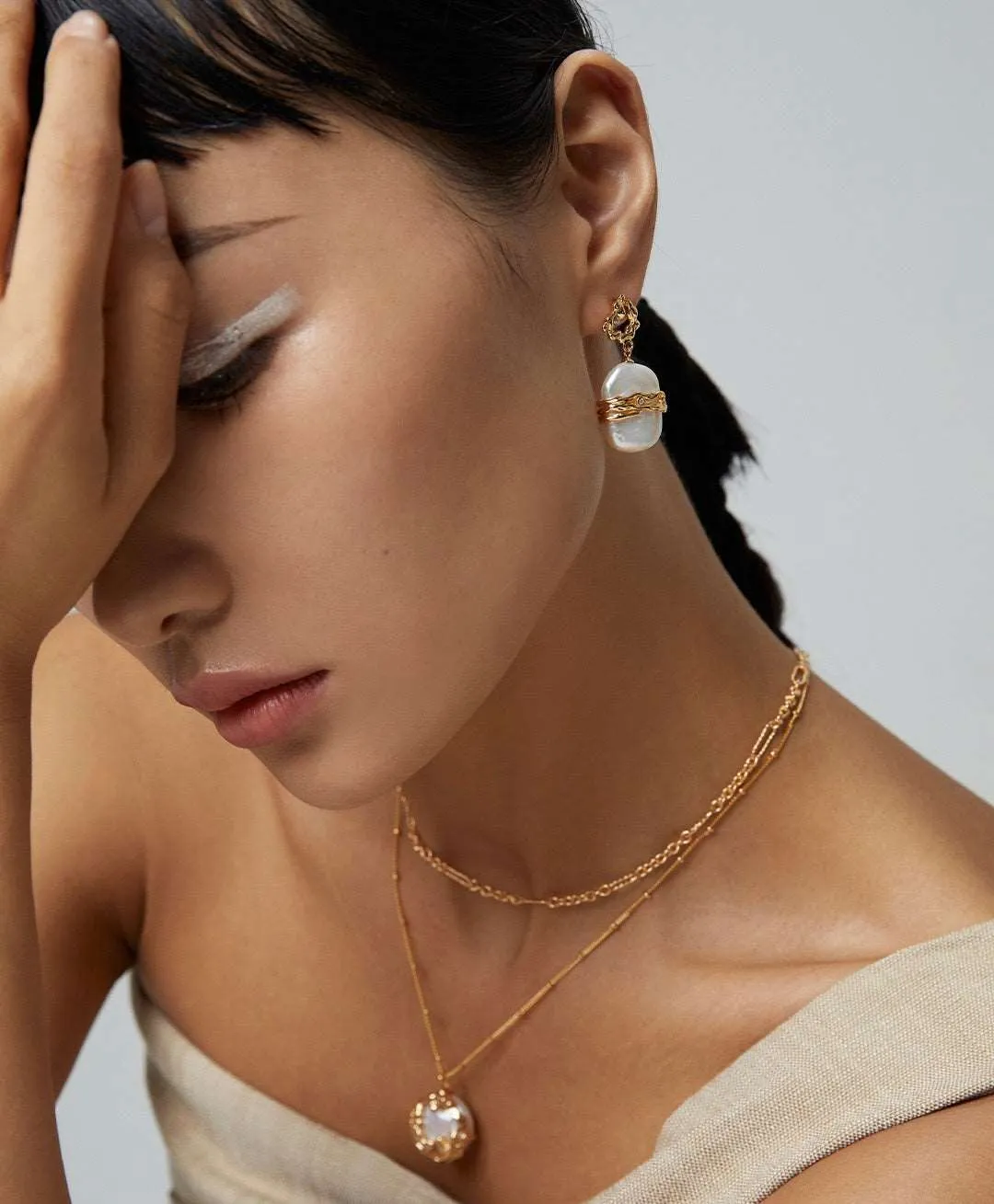 Baroque Pearl Earrings