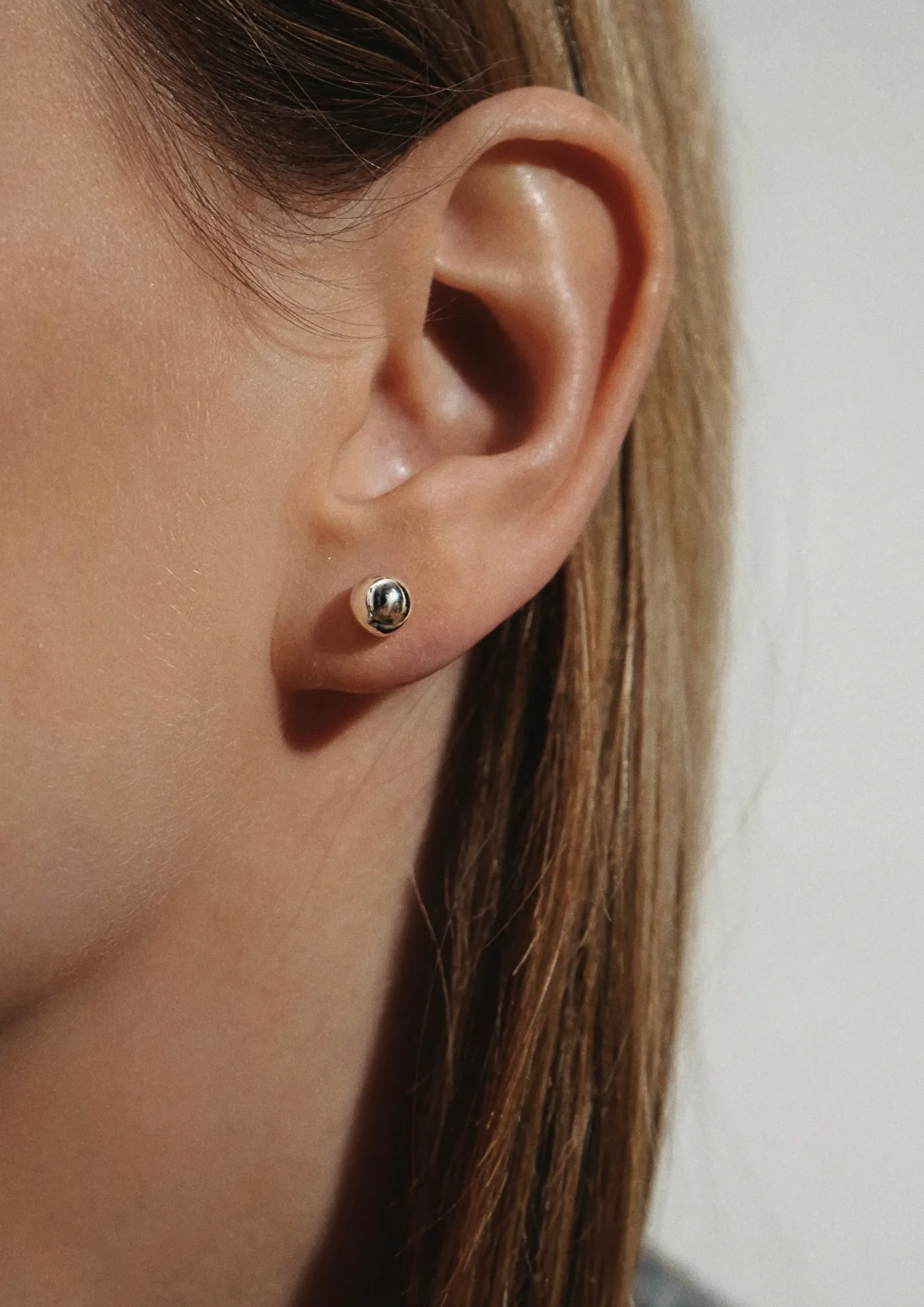 Big Bubble Earrings Silver