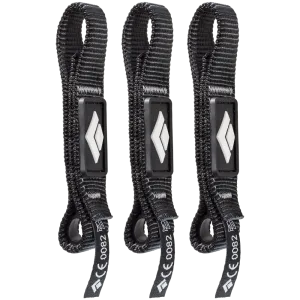 Black Diamond Diamond Dogbone 12cm 3-Pack Black | Buy Black Diamond Diamond Dogbone 12cm 3-Pack Black here | Outnorth