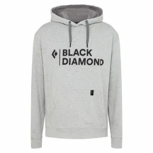 Black Diamond Men&#x27;s Stacked Logo Hoody Nickel Heather | Buy Black Diamond Men&#x27;s Stacked Logo Hoody Nickel Heather here | Outnorth