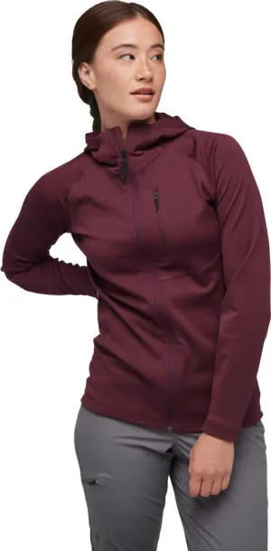 Black Diamond Women&#x27;s Coefficient Fleece Hoody Black | Buy Black Diamond Women&#x27;s Coefficient Fleece Hoody Black here | Outnorth