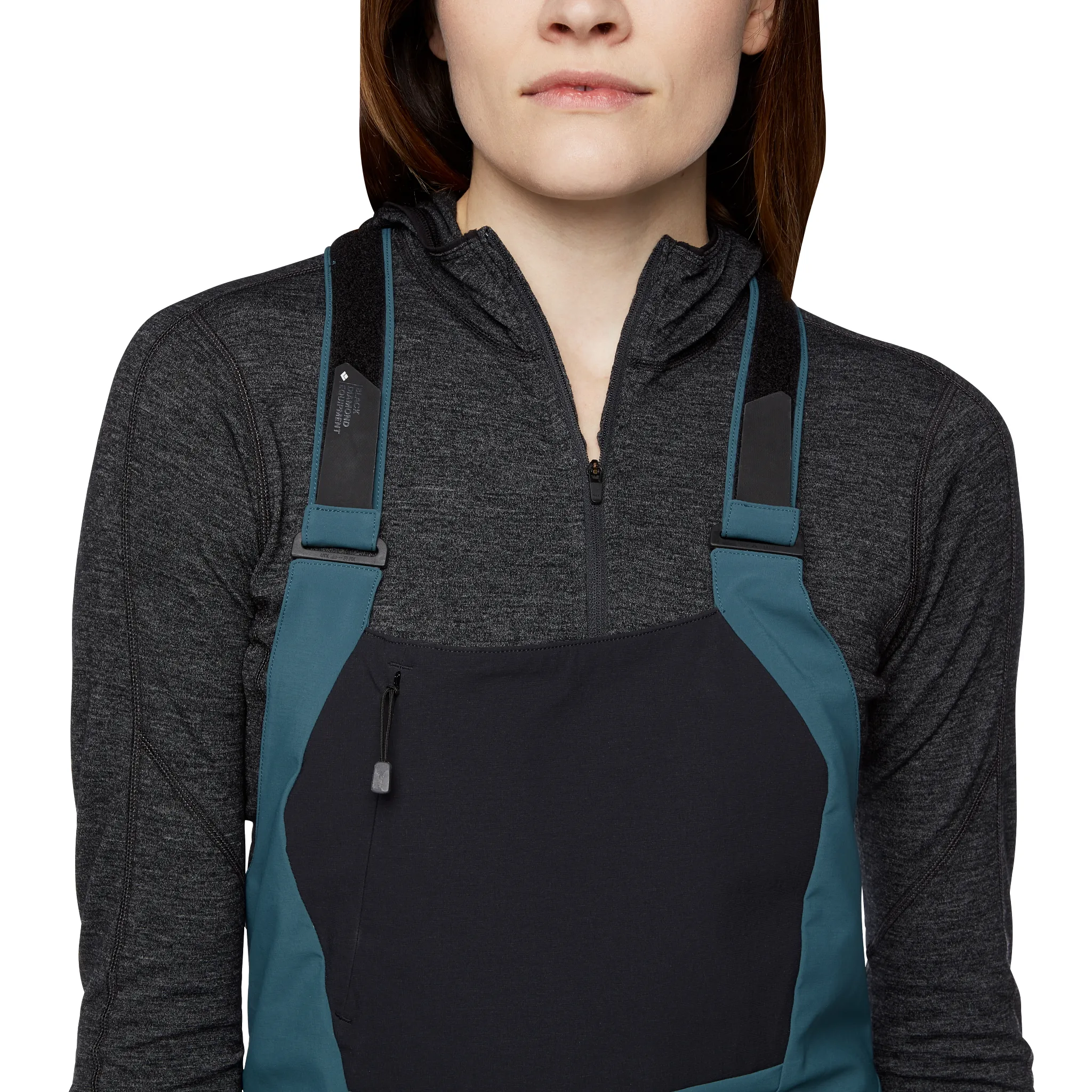 Black Diamond Women&#x27;s Recon Stretch Bibs Azurite | Buy Black Diamond Women&#x27;s Recon Stretch Bibs Azurite here | Outnorth