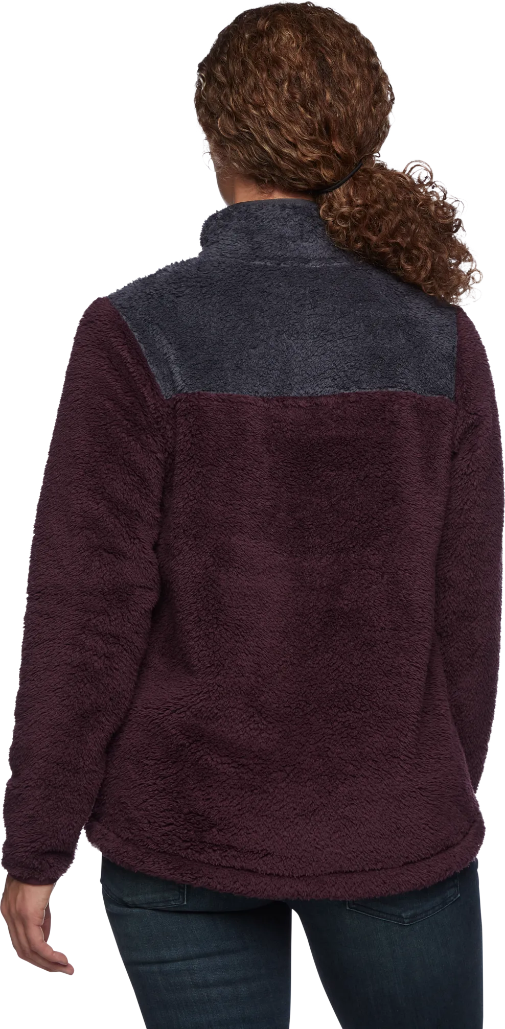 Black Diamond Women&#x27;s Roadie 1/4 Zip Fleece Bordeaux/Carbon | Buy Black Diamond Women&#x27;s Roadie 1/4 Zip Fleece Bordeaux/Carbon here | Outnorth