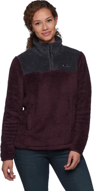 Black Diamond Women&#x27;s Roadie 1/4 Zip Fleece Bordeaux/Carbon | Buy Black Diamond Women&#x27;s Roadie 1/4 Zip Fleece Bordeaux/Carbon here | Outnorth
