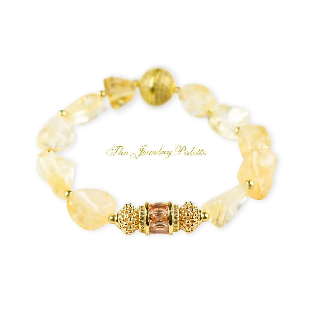 Carissa citrine bracelet