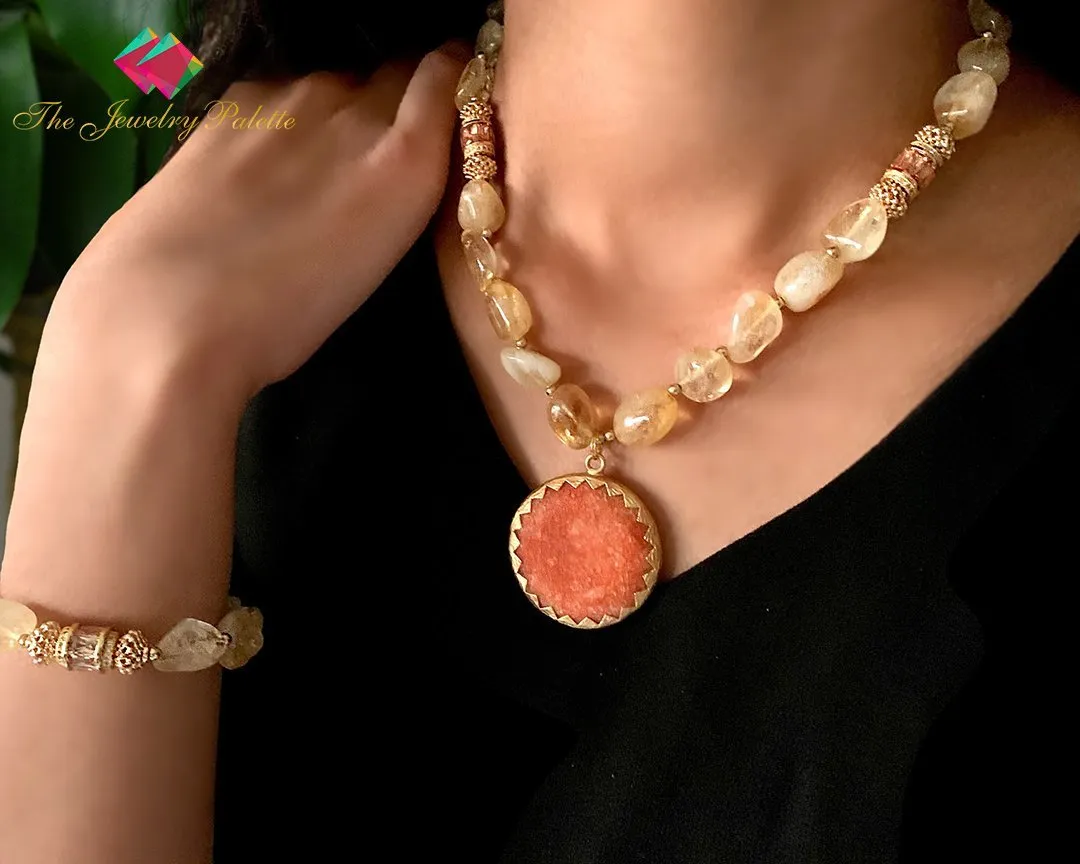 Carissa citrine bracelet