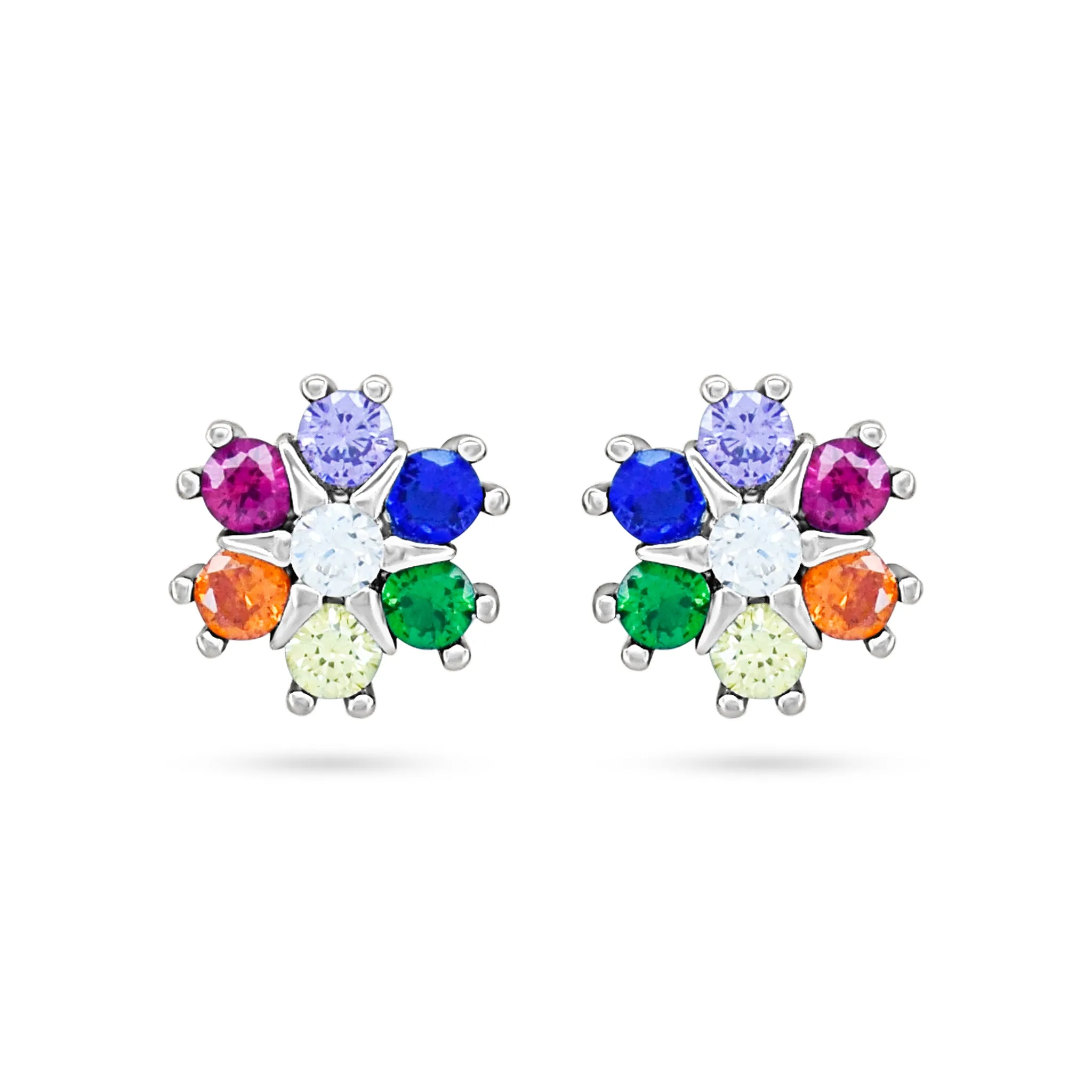 Colorful Blossom Studs