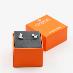 CZ stud earrings