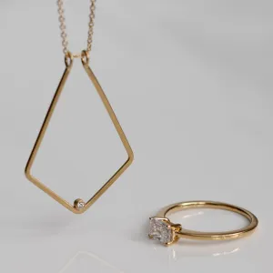 Diamond Deco Magic Ring Holder Necklace®
