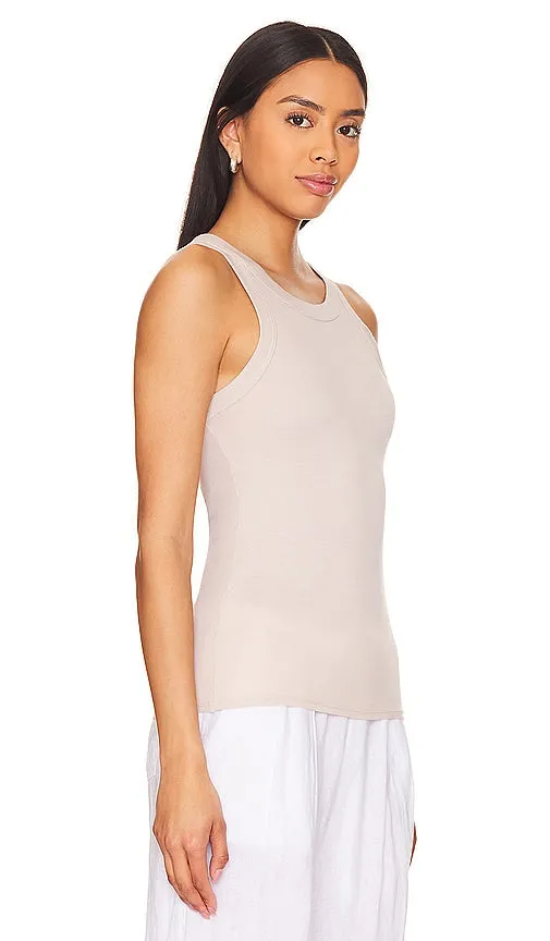 Enza Costa Bold Tank in Beige