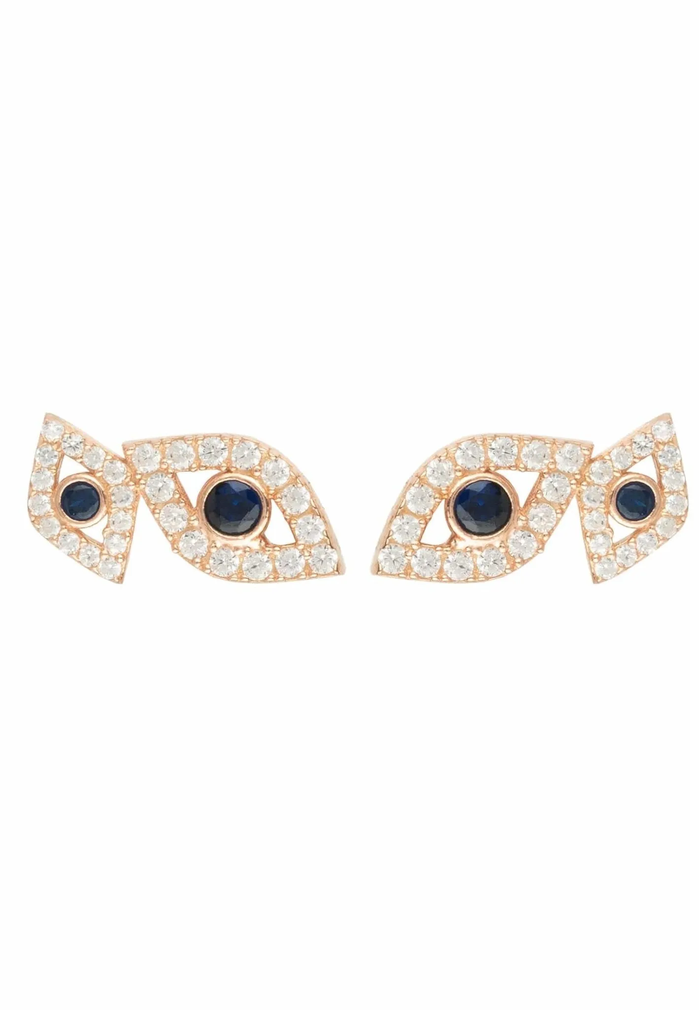 Eye Earrings Rosegold