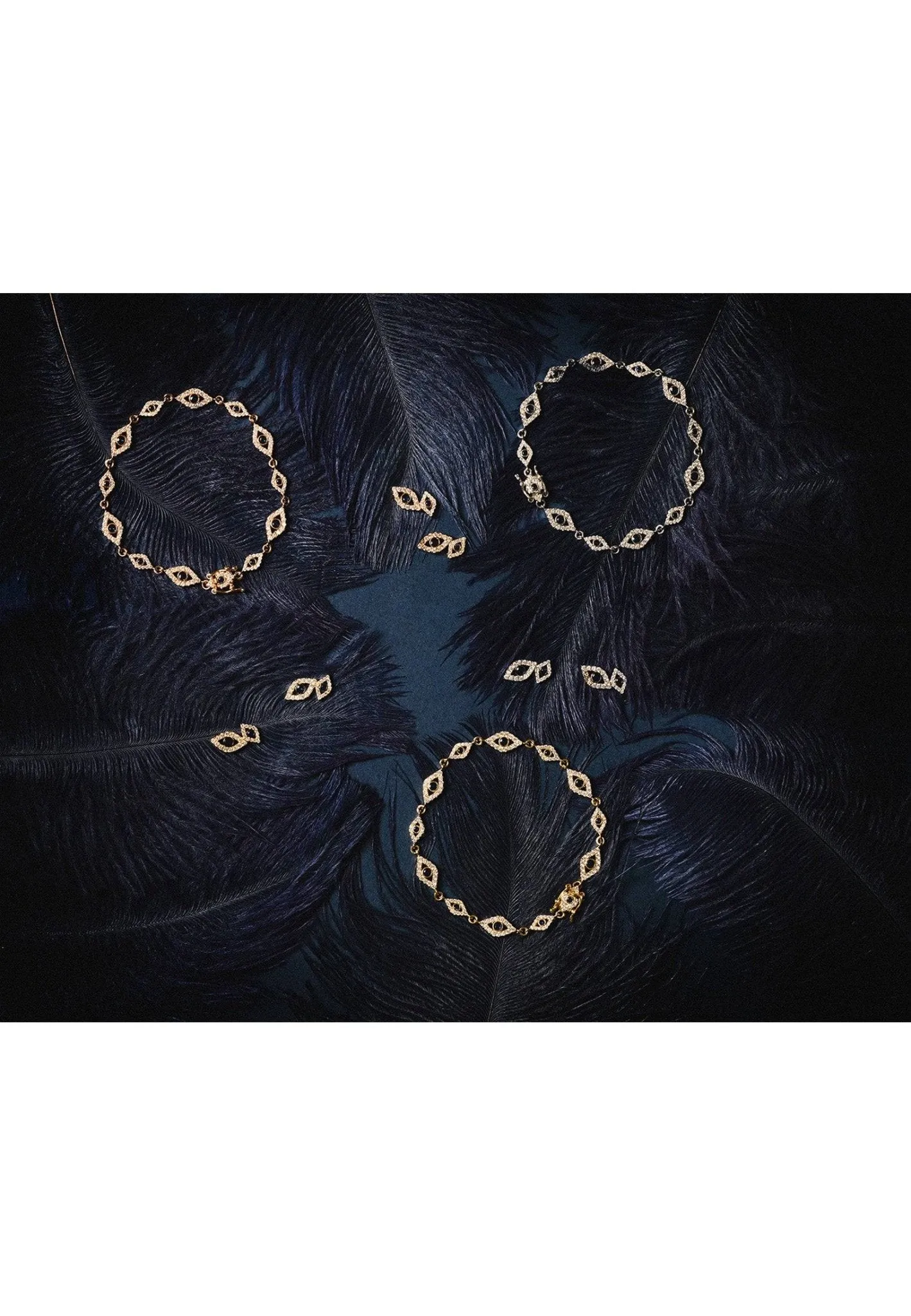 Eye Earrings Rosegold