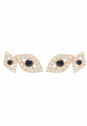 Eye Earrings Rosegold