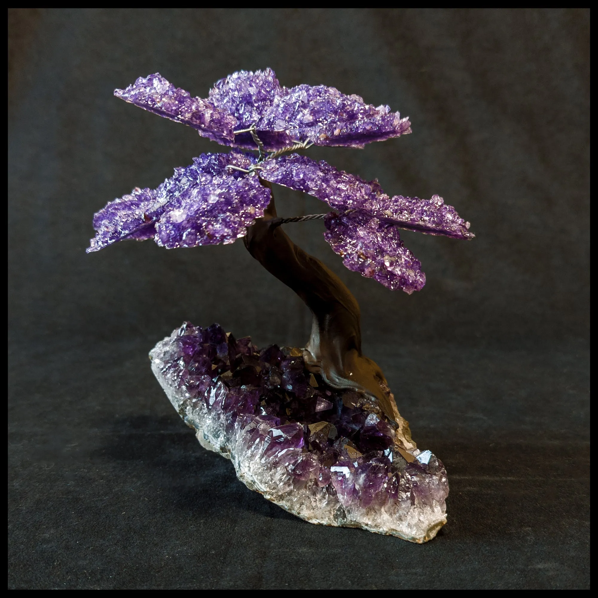 GSTsz4 Gemstone Tree - Amethyst