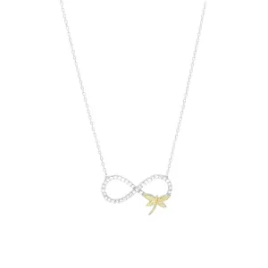 Infinity Dragonfly Necklace