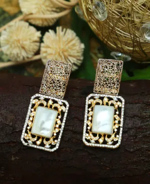 MOP Baguette Earrings