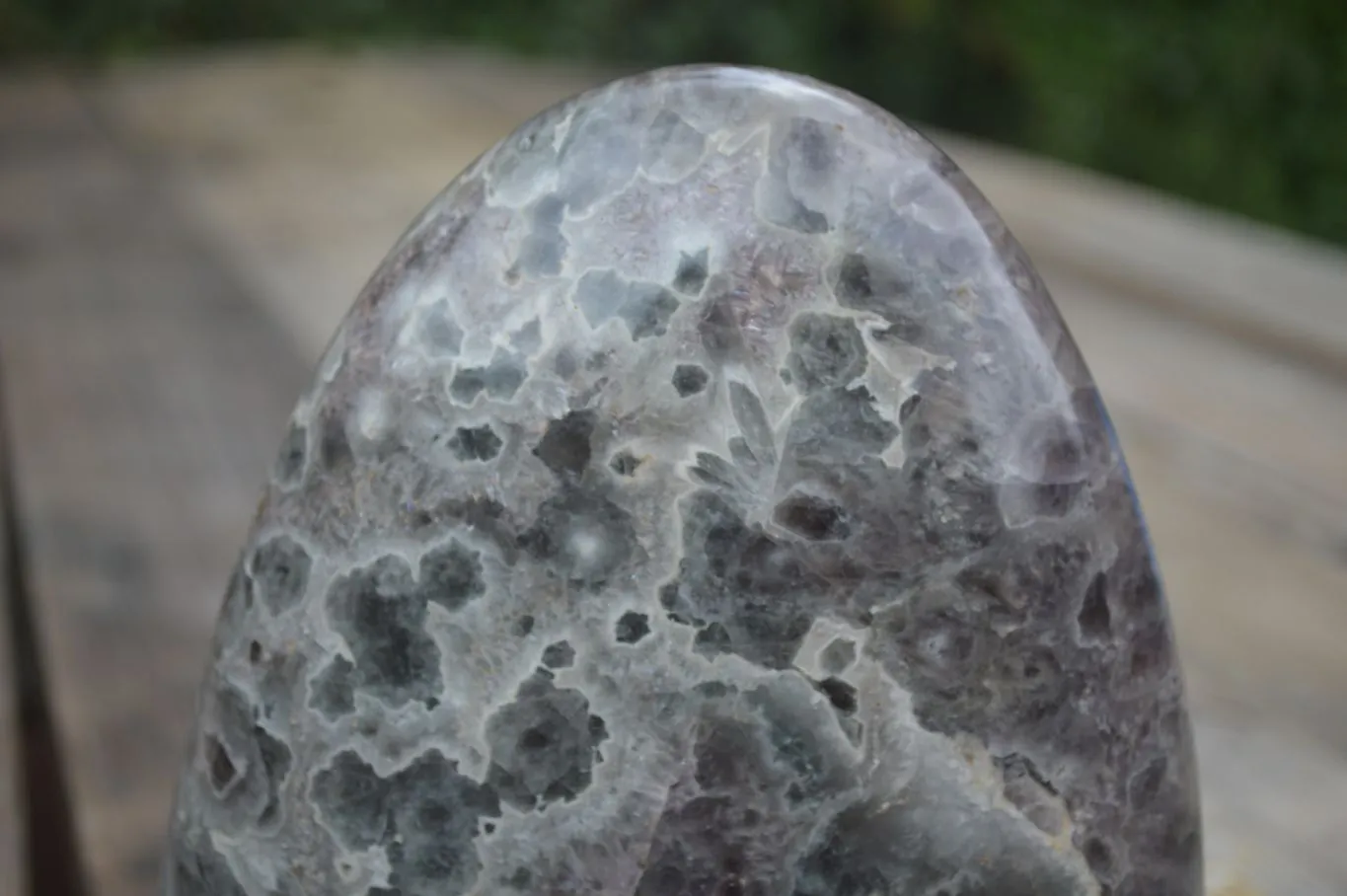 Polished Extra Large Flower Chevron Amethyst Display Piece x 1 From Madagascar