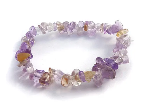 Single Strand Chip Bracelet - Ametrine