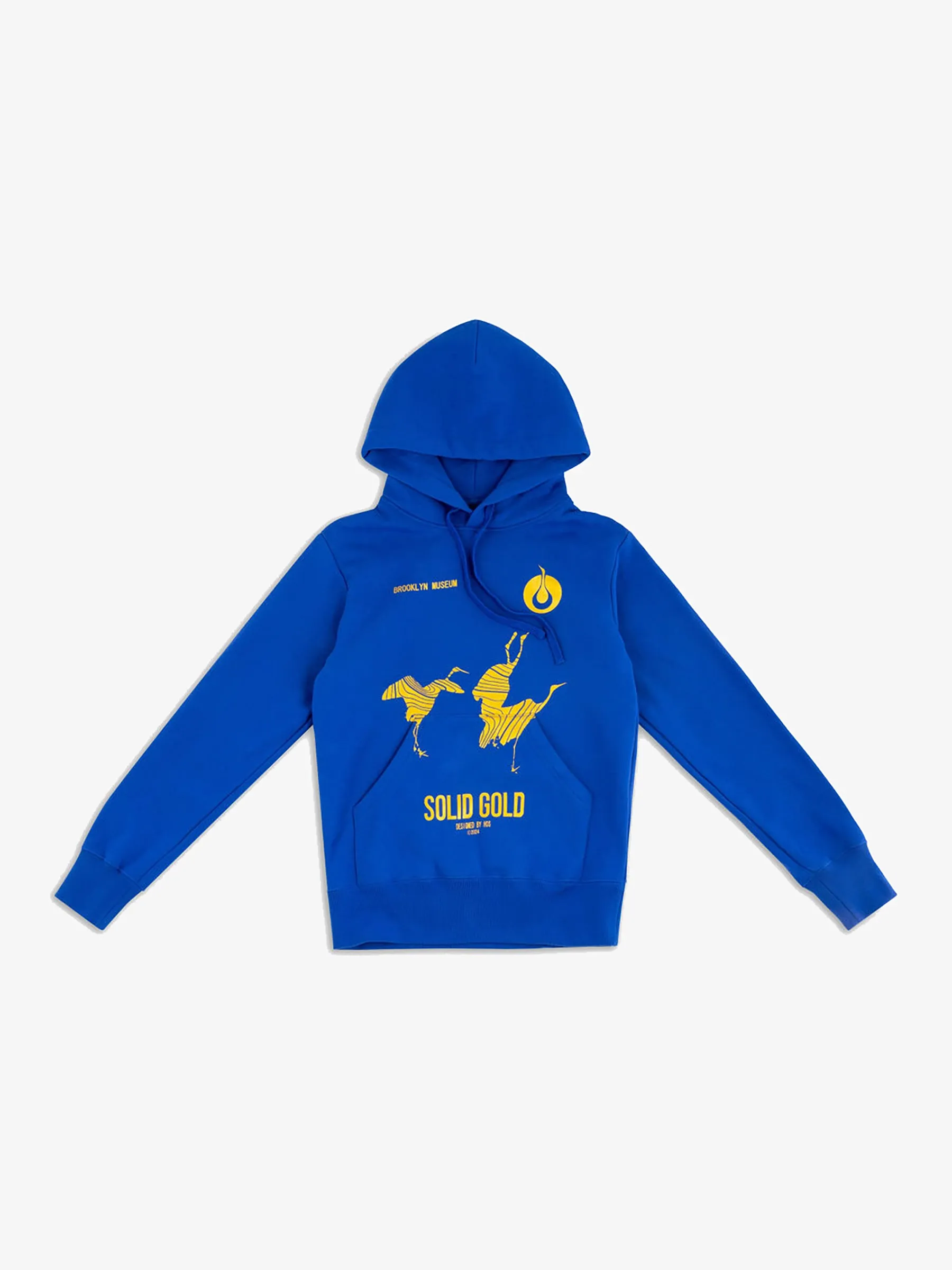 Solid Gold Crane Hoodie, Lapis
